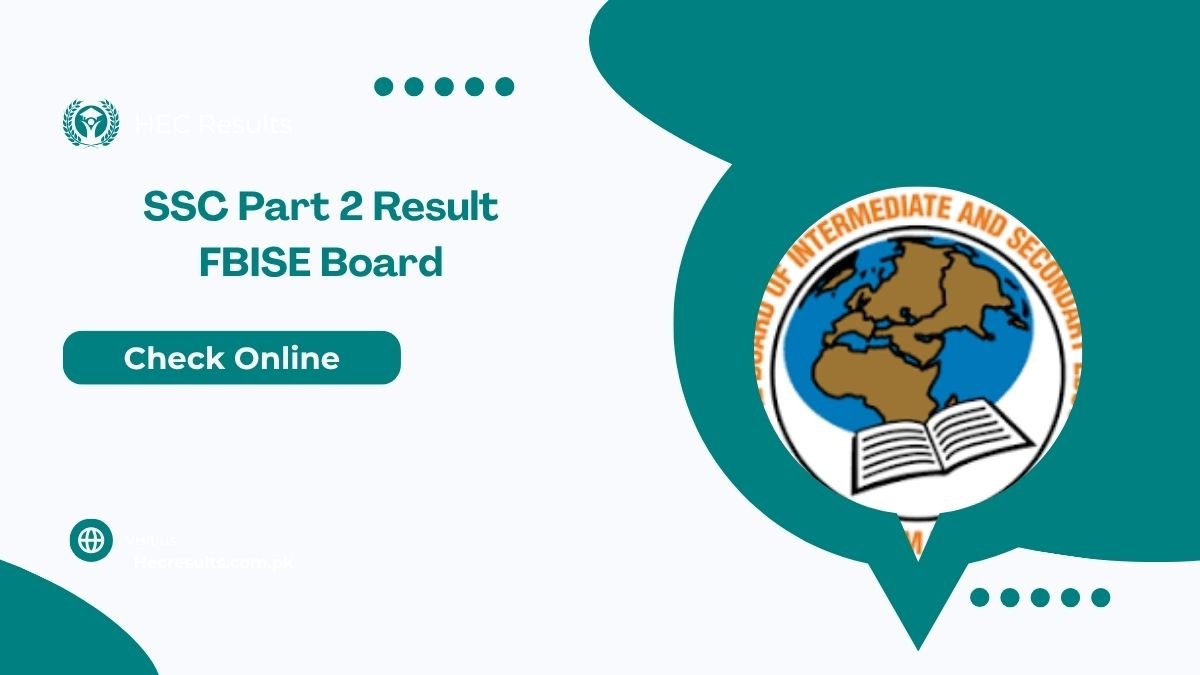 SSC Part 2 Result 2025 FBISE Board
